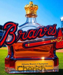 Atlanta Braves Champion MLB Speedway Limited Edition Whiskey Bottle