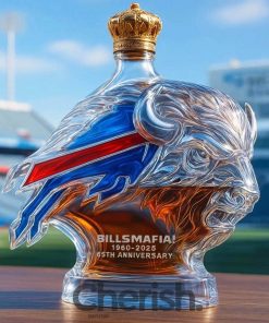 Buffalo Bills ‘Bill Mafia’ 65th Anniversary Whiskey Bottle