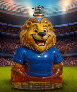 Chelsea FC Blue Lion Whiskey Bottle – 2025 Champion Decanter for Soccer Fans – Bar Display