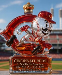 Cincinnati Reds Whiskey Bottle – Big Red Machine Legacy