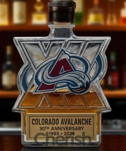 Colorado Avalanche 30th Anniversary Limited Edition Whiskey Bottle