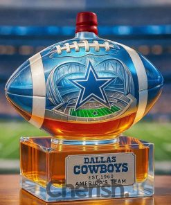 Dallas Cowboys ‘America’s Team’ Football Championship Whiskey Bottle