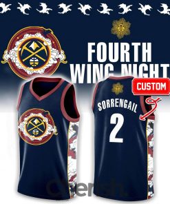 Denver Nuggets ‘Fourth Wing Night’ Custom Basketball Jersey