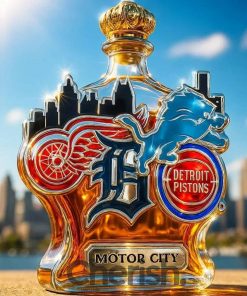 Detroit Sport Teams ‘Motor City’ Limited Edition Whiskey Bottle