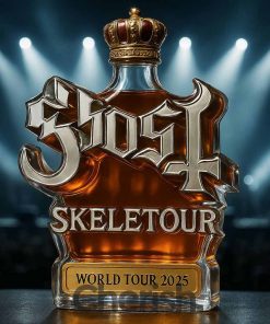 Ghost Band Skeletour World Tour 2025 Limited Edition Whiskey Bottle