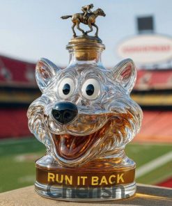 Kansas City Chiefs Mascot ‘Run It Back’ Whiskey Bottle
