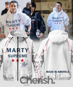 Marty Supreme x Timothee Chalamet Windbreaker Outdoor Jacket – White