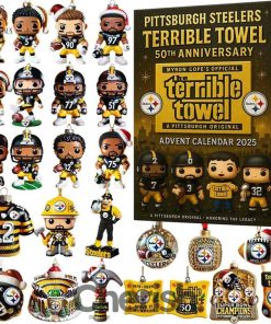Pittsburgh Steelers 50th Anniversary Terrible Towel Advent Calendar