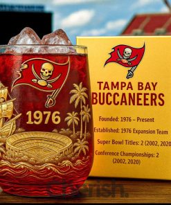 Tampa Bay Buccaneers Commemorative Glass
