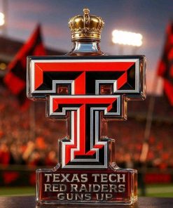 Texas Tech Red Raiders “Guns Up” Limited Edition Whiskey Bottle