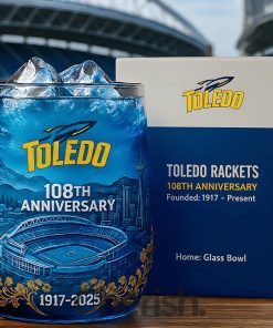 Toledo Rockets 108th Anniversary Whiskey Glass