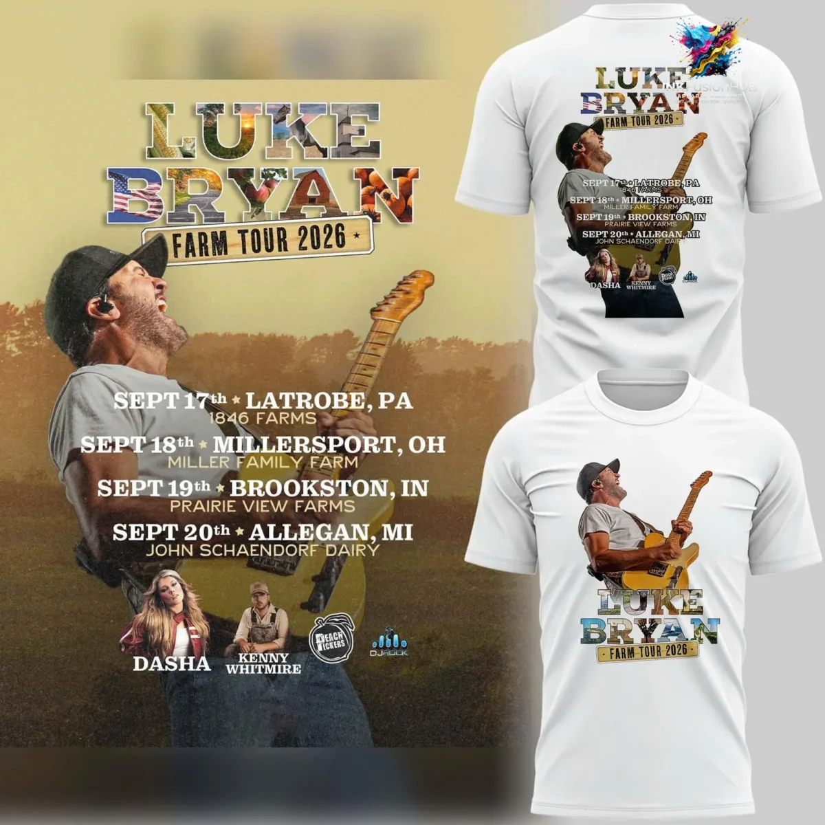 2026 Luke Bryan Farm Tour T-Shirt
