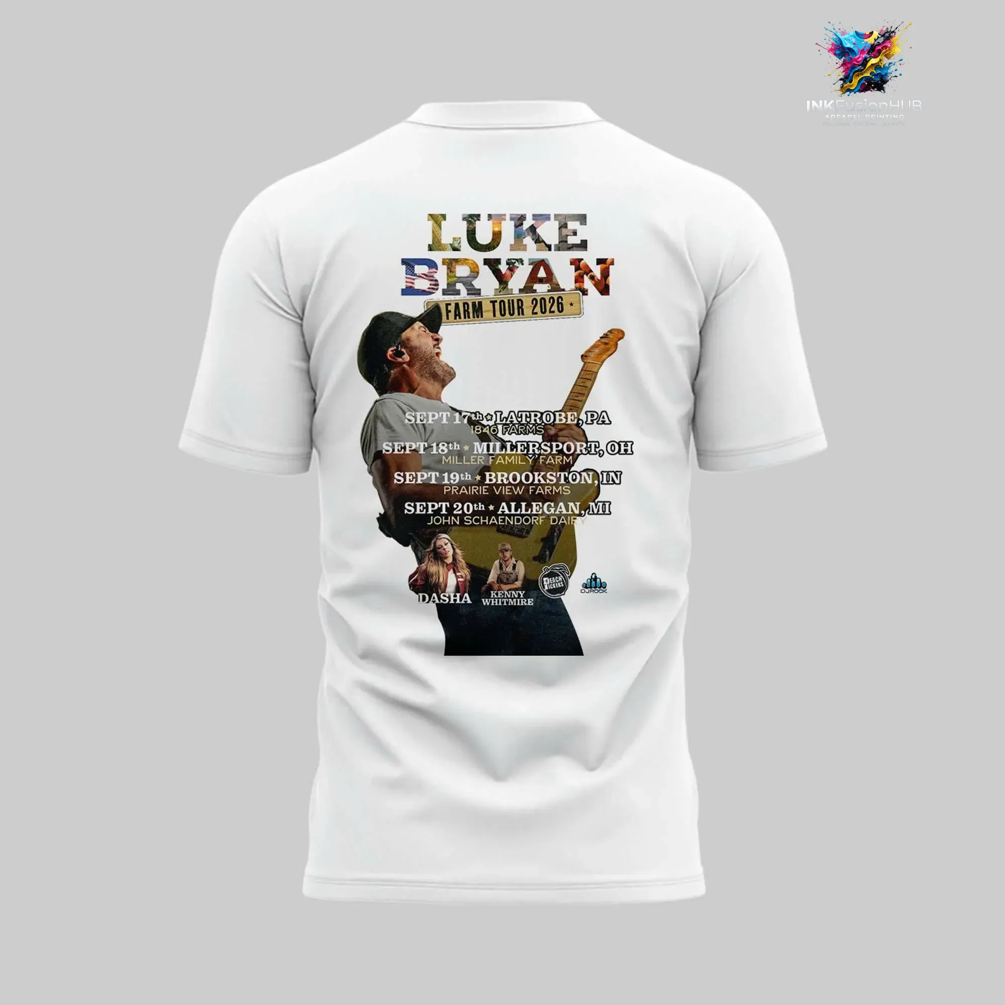 2026 Luke Bryan Farm Tour T-Shirt 2026 Luke Bryan Farm Tour T-Shirt