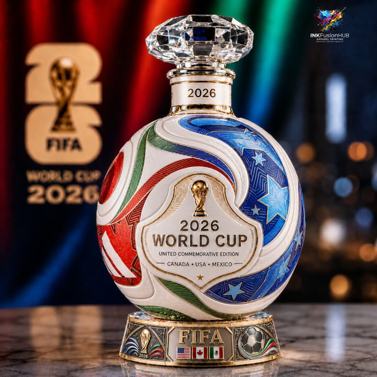 2026 World Cup Match Ball Whiskey Bottle 2026 World Cup Match Ball Whiskey Bottle