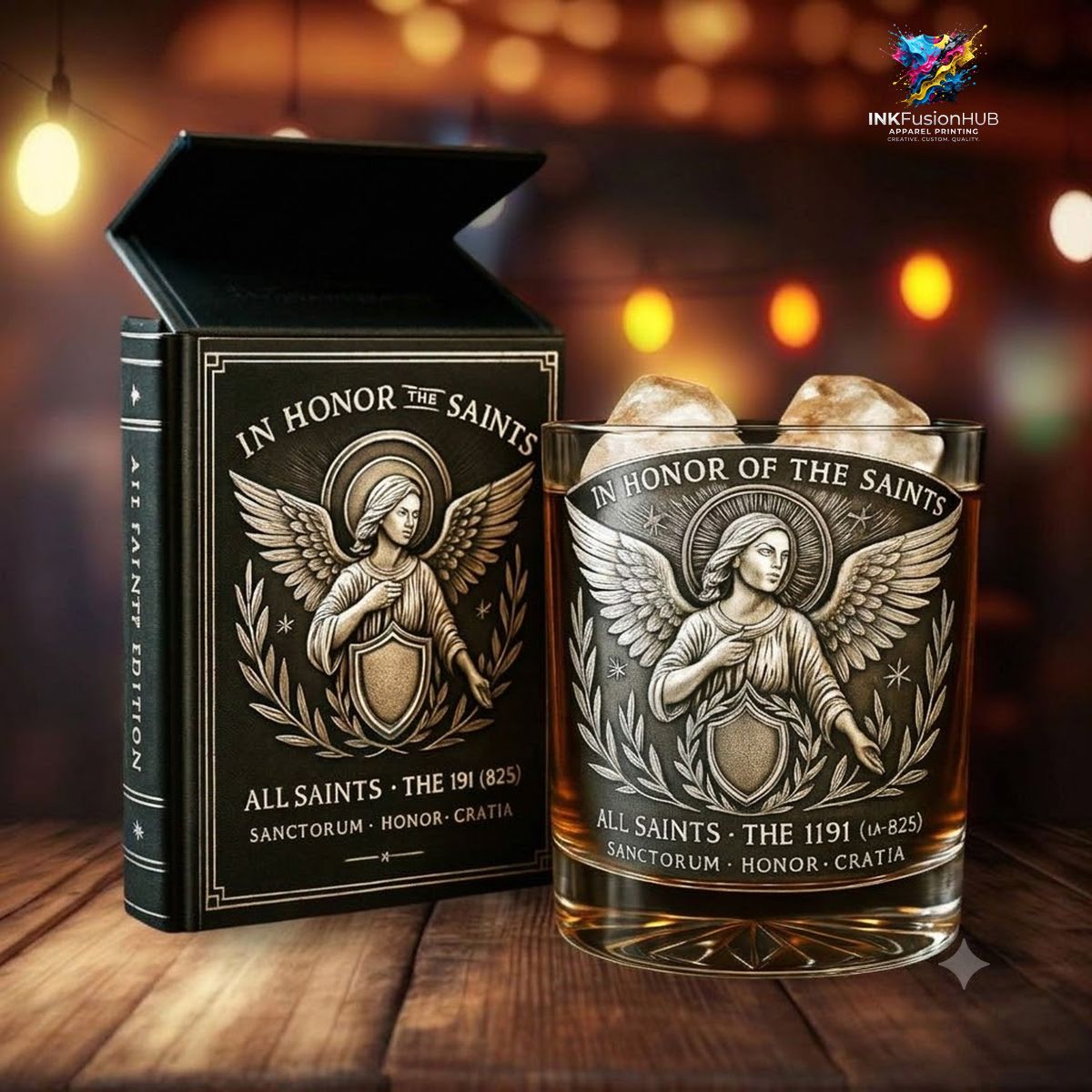 Sanctorum In Honor Of The Saints Whiskey Glass Sanctorum In Honor Of The Saints Whiskey Glass