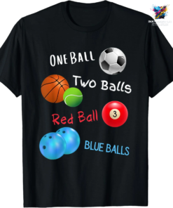 Different Kind Balls Funny Sports Phrase 2D T-shirt