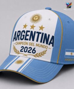 Argentina World Cup 2026 Campeon Del Mundo Cap