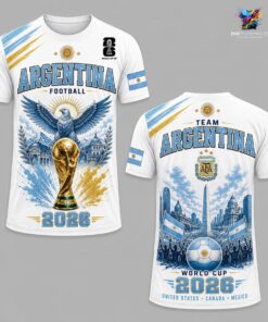 Argentina World Cup 2026 Football T-Shirt — Albiceleste Fan Tee