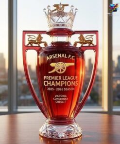 Arsenal The Gunners 2026 EPL Champions Whiskey Bottle