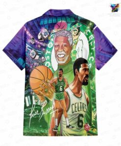 Bill Russell Boston Celtics Legacy Hawaiian Shirt