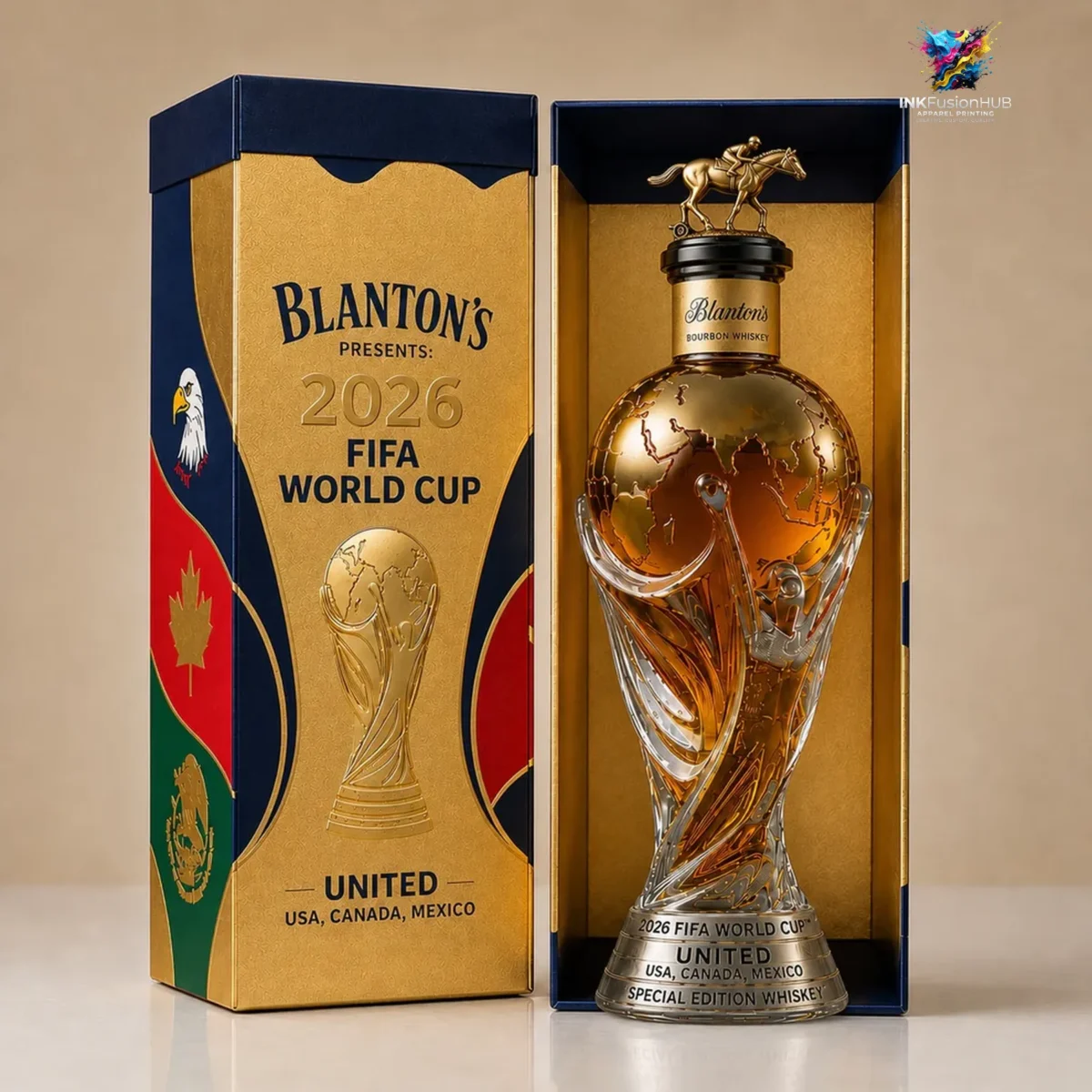 Blanton’s 2026 World Cup Whiskey Bottle