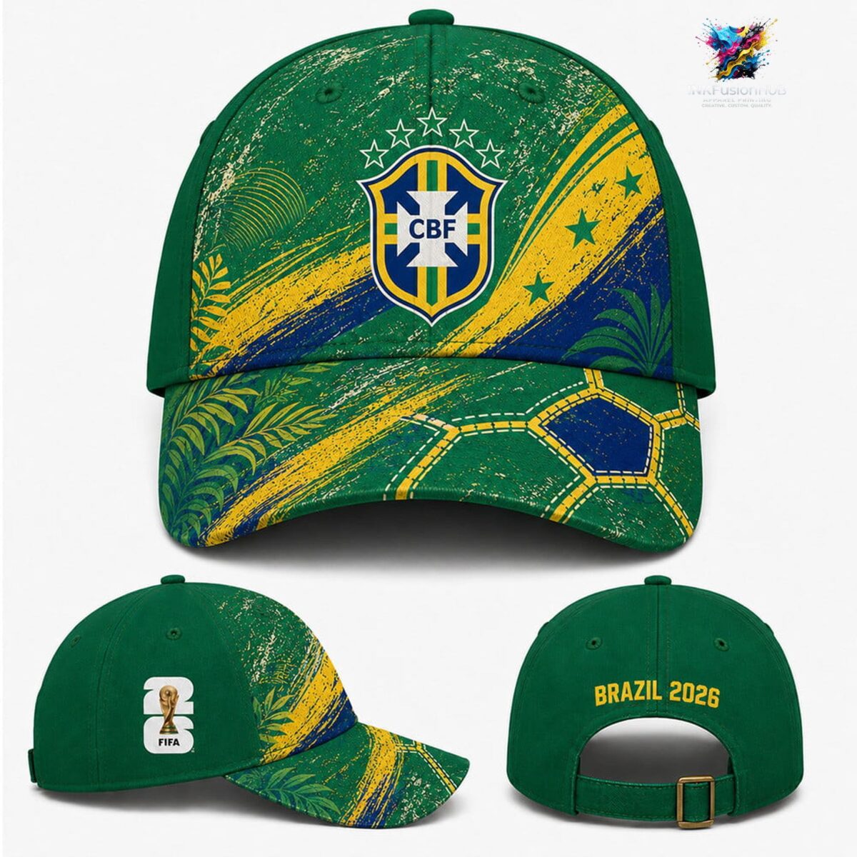 Brazil World Cup 2026 Cap — Seleção Fan Hat