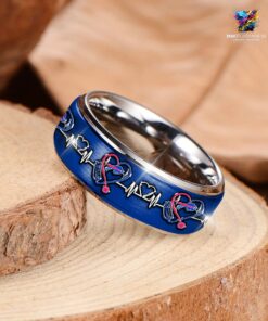 Buffalo Bills Silver Tungsten Nurse Ring – World Cup 2026
