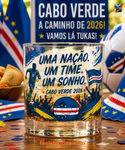 Cabo Verde World Cup 2026 Tukas Whiskey Glass