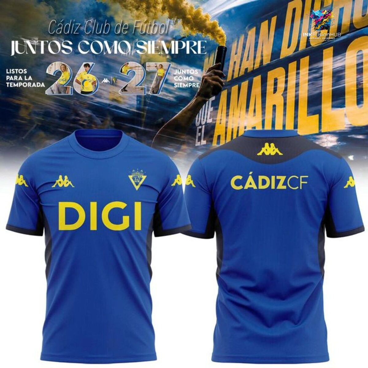 Cadiz CF 26-27 Pre-game Jersey | Official Football Fan Shirt