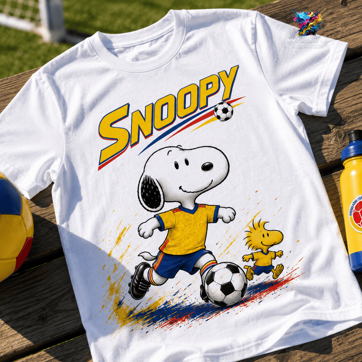 Colombia Premium World Cup 26 Snoopy Fan Pride 3D Shirt