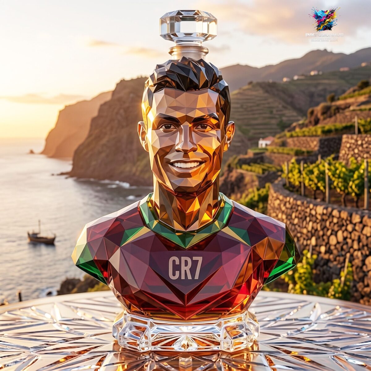 Cristiano Ronaldo CR7 Whisky Bottle