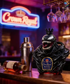 Crown Royal Venom Edition Whiskey Bottle