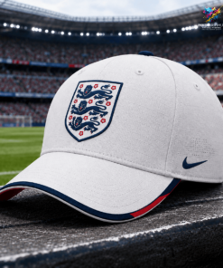 England Premium WC26 Stadium Cap — Three Lions Matchday Hat