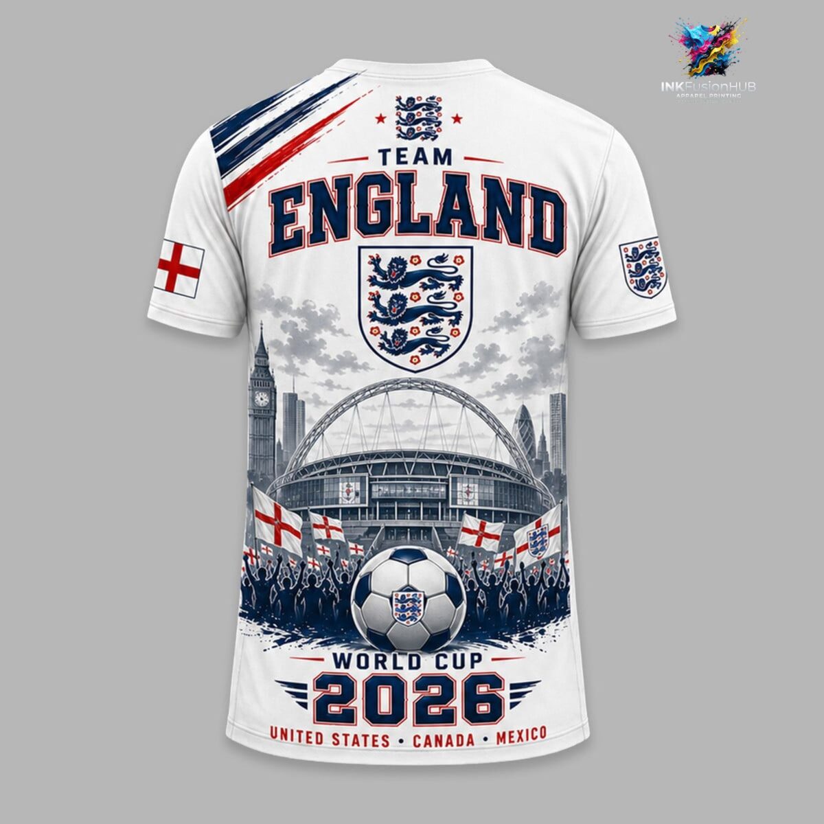 England World Cup 2026 Football T-Shirt