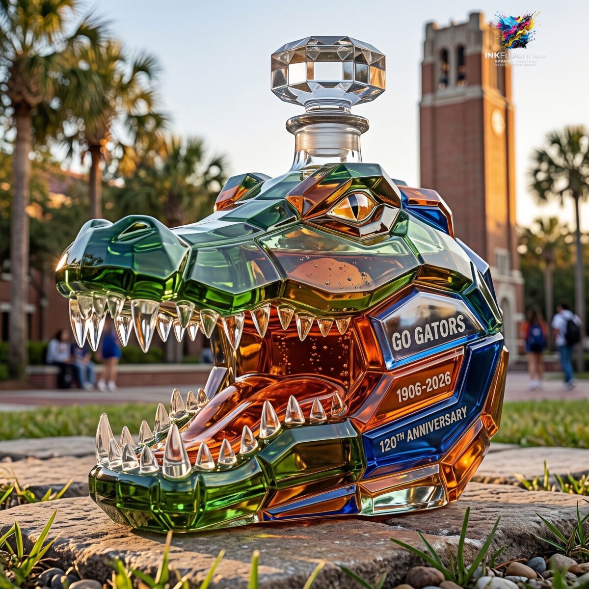 Florida GO GATORS 1906-2026 120th Anniversary Whiskey Bottle