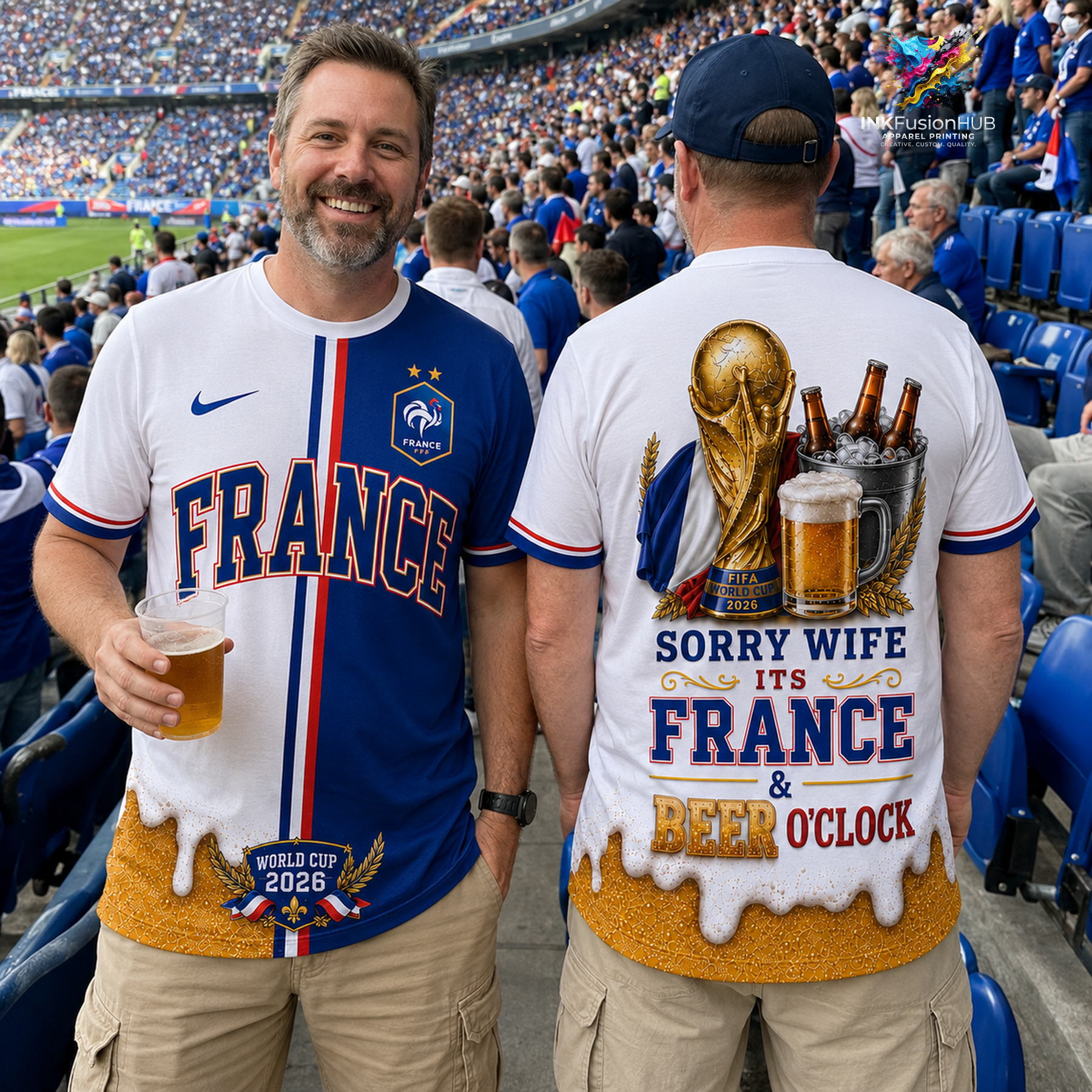 France Funny Soccer Fan Shirt — Sorry Wife It’s Match Day France Funny Soccer Fan Shirt — Sorry Wife It’s Match Day