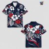 Spain World Cup 2026 Floral Hawaiian Shirt