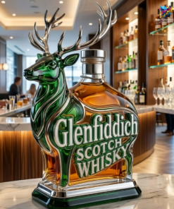 Glenfiddich Scotch Whiskey Bottle Decanter