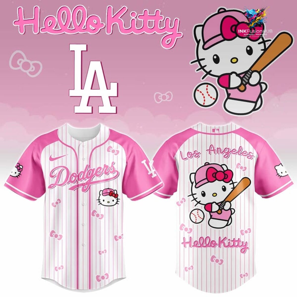 Hello Kitty X La Dodgers New Edition Jersey