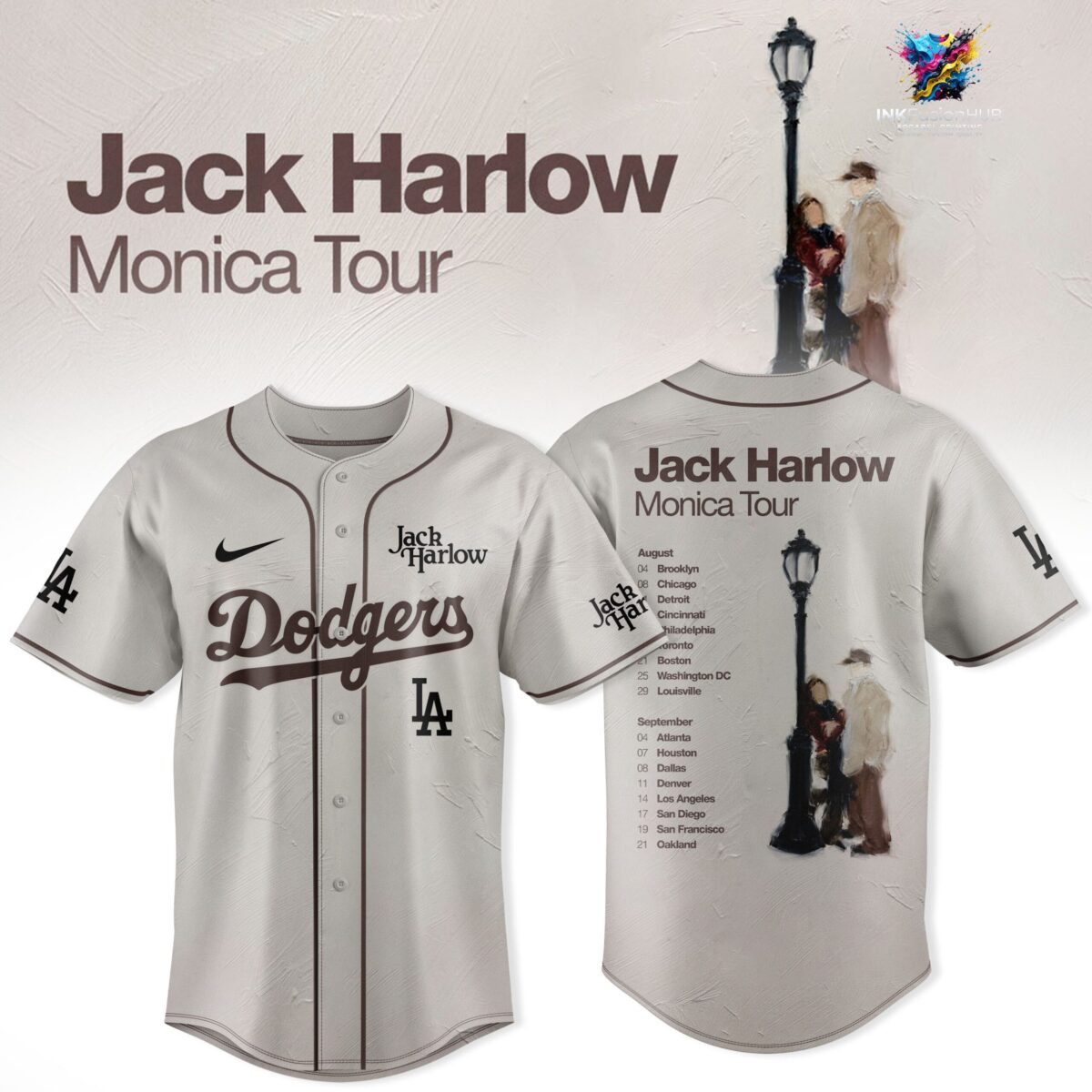 Jack Harlow “Monica Tour” x Baseball Limited Merch