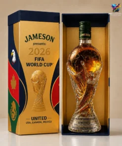 Jameson 2026 World Cup Whiskey Bottle