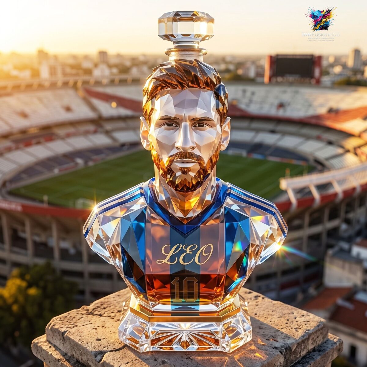 Lionel Messi M10 Whisky Bottle