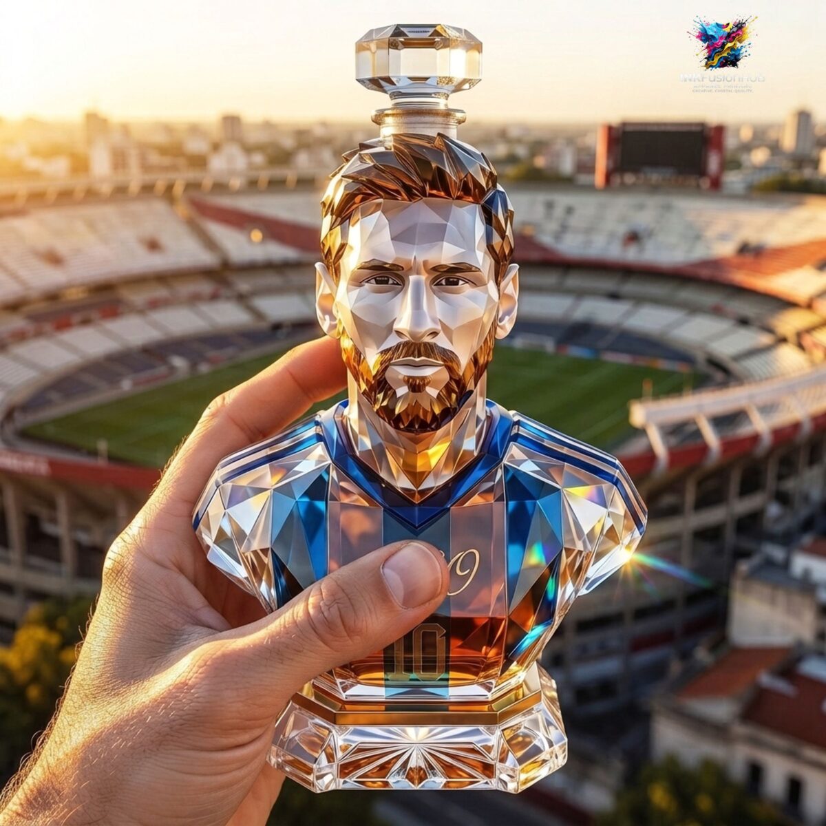 Lionel Messi M10 Whisky Bottle