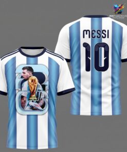 Lionel Messi World Cup 26 Champions Argentina TShirt