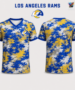 Los Angeles Rams NFL V-Neck Camo Jersey