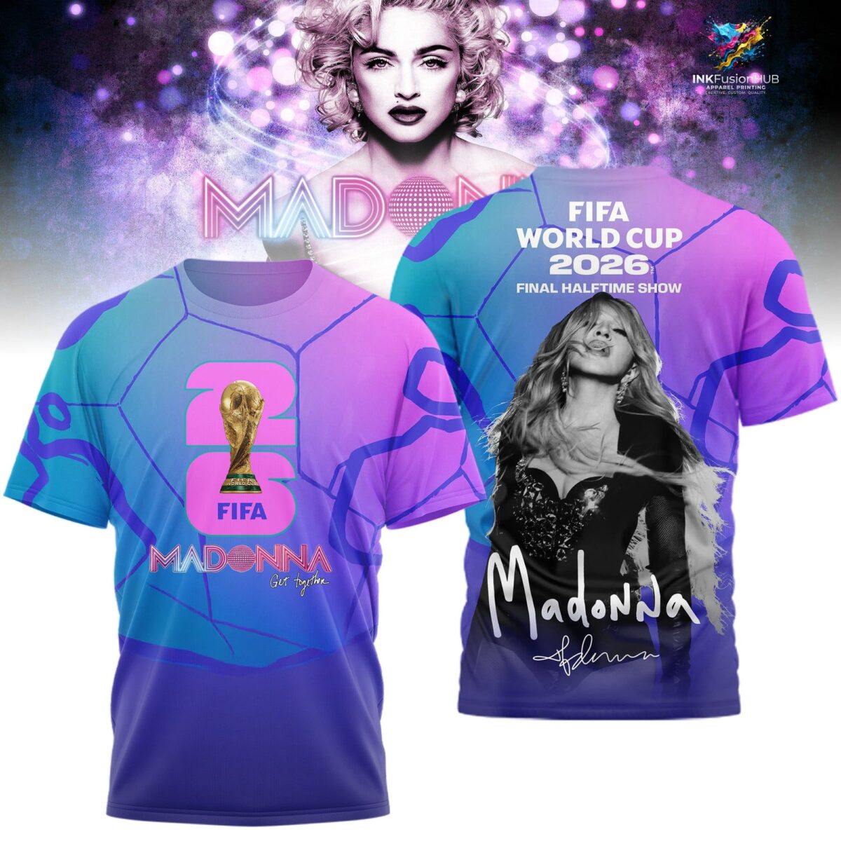 Madonna FIFA World Cup 2026 Vibes T-Shirt – Pop Fan Tee
