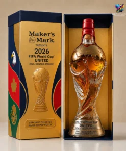 Maker’s Mark 2026 World Cup Whiskey Bottle