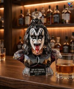 NEW Kiss Band Gene Simmons Whisky Bottle