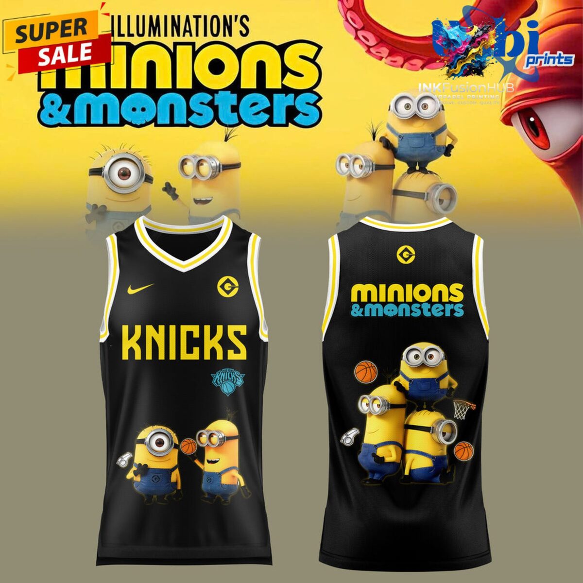 New York Knicks x Minions 2026 Jersey | Crossover NBA Basketball
