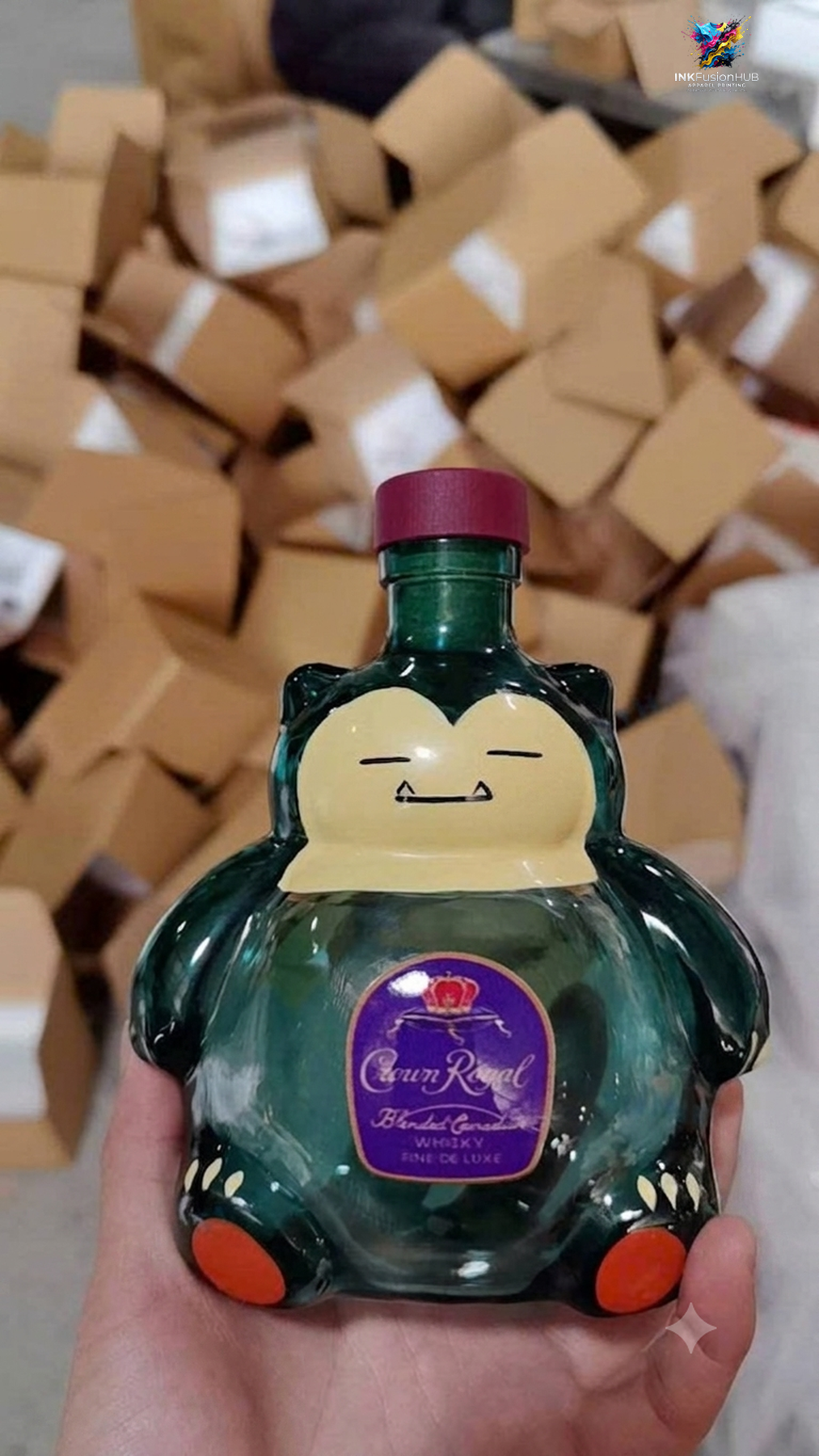 Pokemon Snorlax Whiskey Bottle Pokemon Snorlax Whiskey Bottle